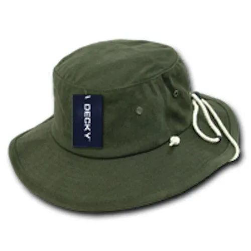 1 Dozen Aussie Hats Drawstring Boonie Bucket Fishing Outback Decky Wholesale Bulk