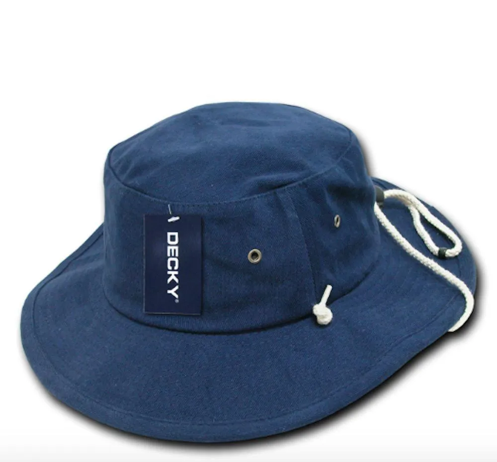 1 Dozen Aussie Hats Drawstring Boonie Bucket Fishing Outback Decky Wholesale Bulk