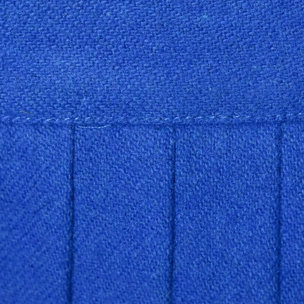1960s Vintage Bright Blue Wool Skirt