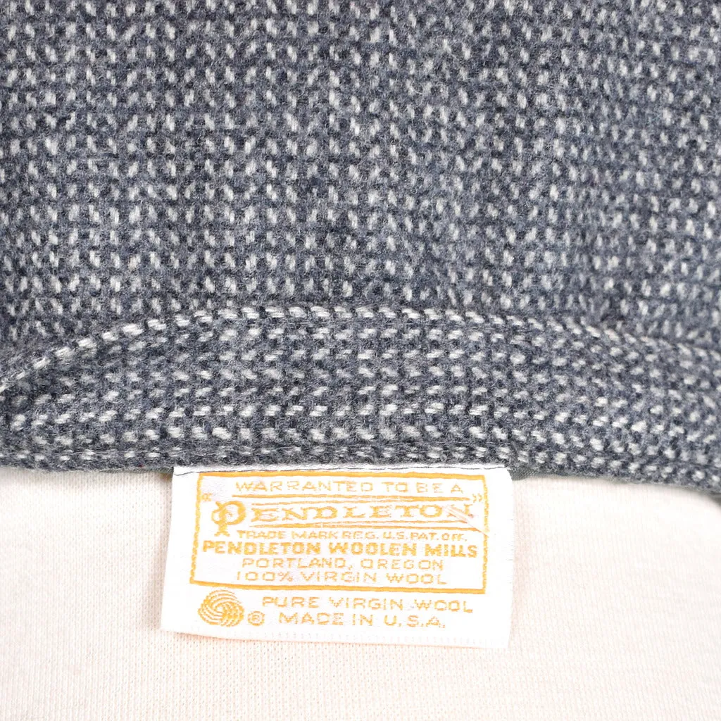1970s Vintage Gray Wool Weaved Skirt