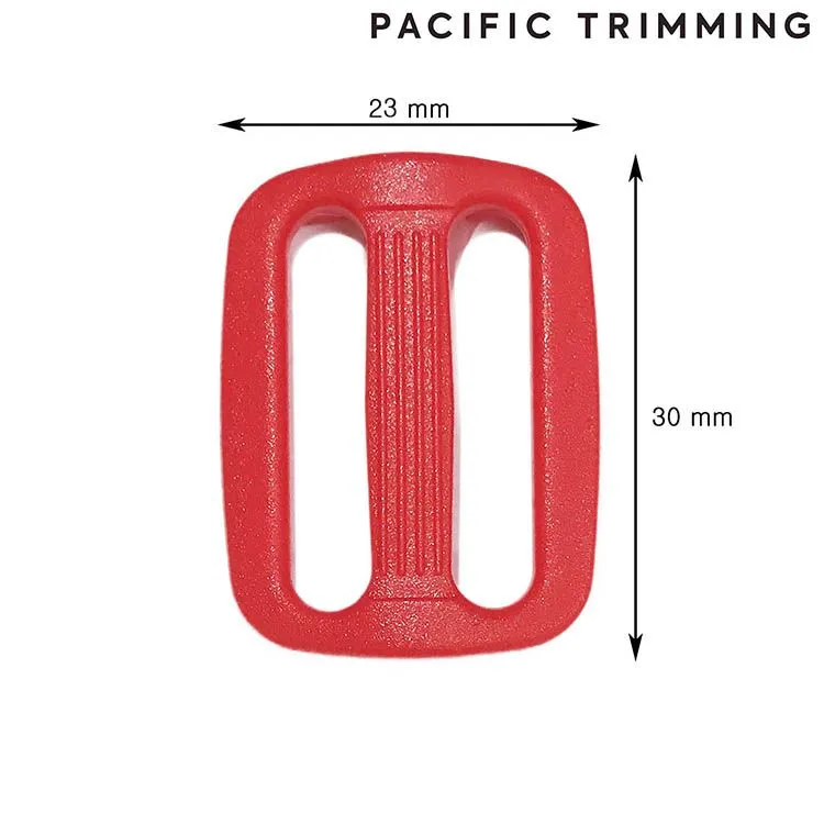 1" Plastic Buckle Slider Multiple Colors