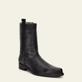 801VNVN - Franco Cuadra black dress casual leather zip ankle boots for men