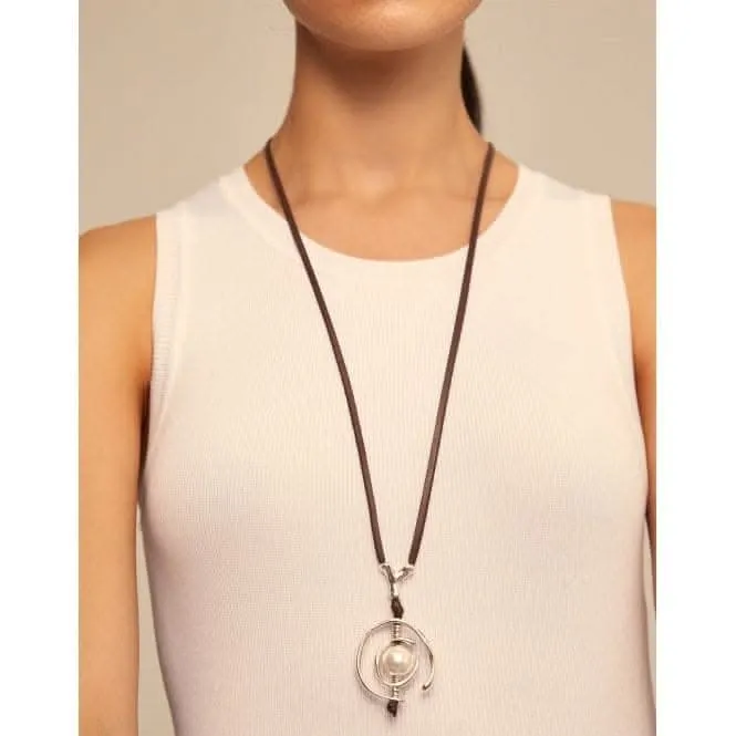 Aaaaaauuuuuhhhhh..!!! White Metal Pearl Shell Necklace