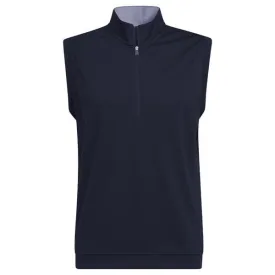 adidas Gents Elevated ¼ Zip Pullover Vest Collegiate Navy
