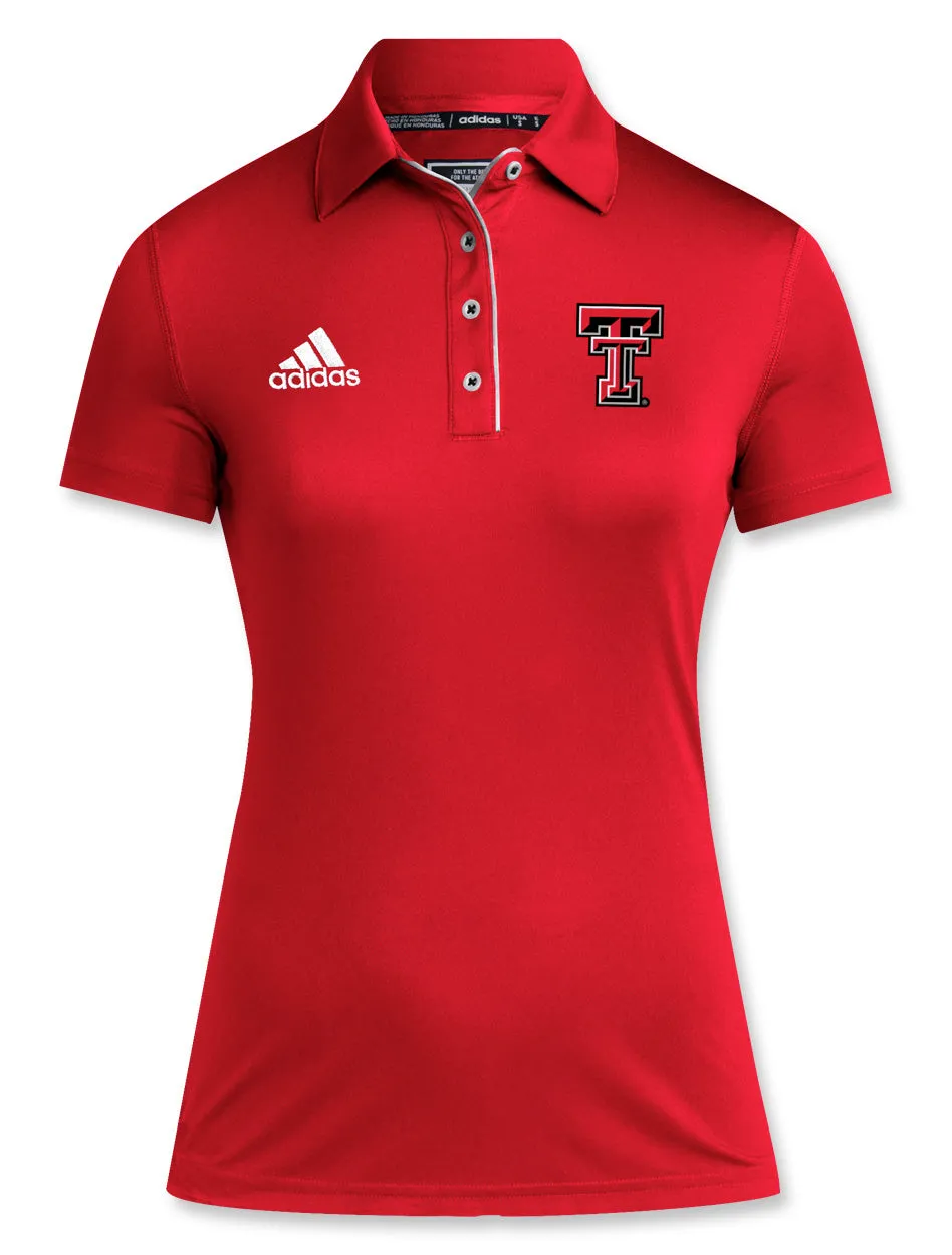 Adidas Texas Tech "Locker Room" Women's Sideline 2024 Polo