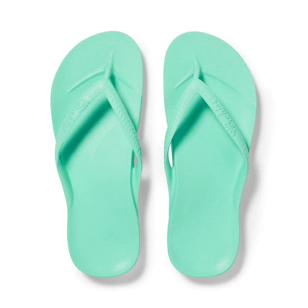 Archies Arch Support Flip Flops - Mint