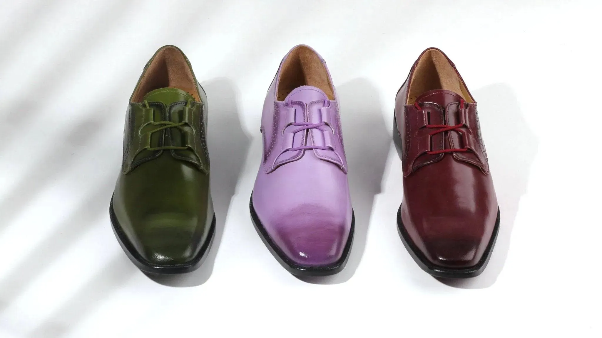 BARBARA Men's Leather Oxford Dress Shoes