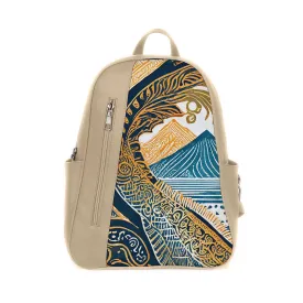 Beige Mixed Backpack Civilization