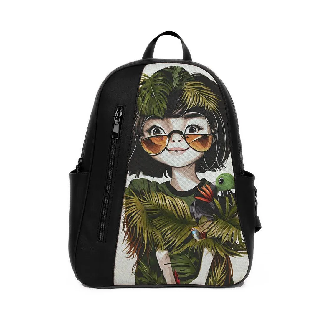 Black Mixed Backpack Nature’s Embrace