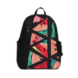 Black Mixed Backpack Watermelon