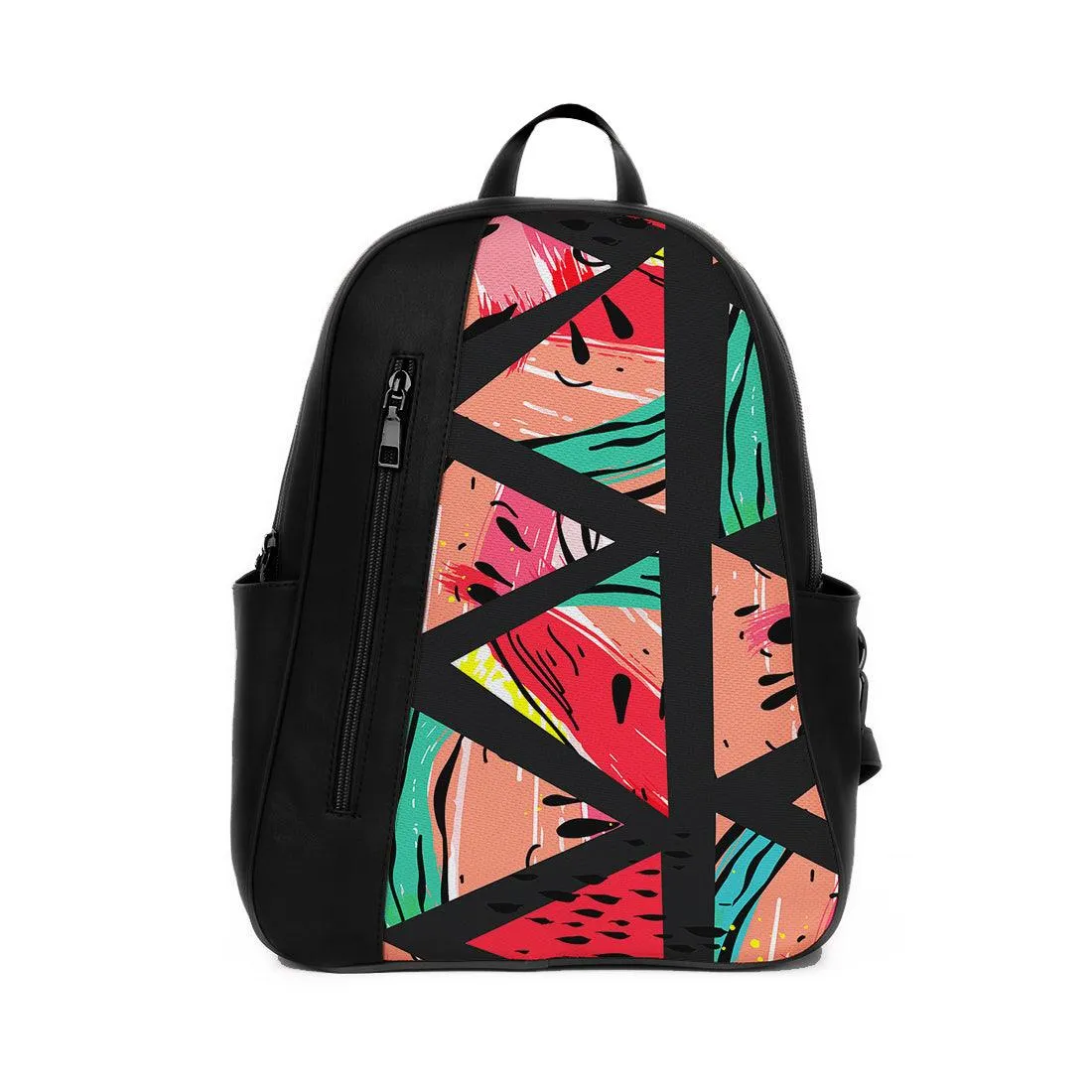 Black Mixed Backpack Watermelon