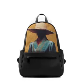 Black Vivid Backpack Elegant