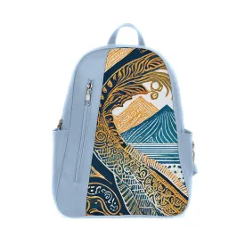 Blue Mixed Backpack Civilization
