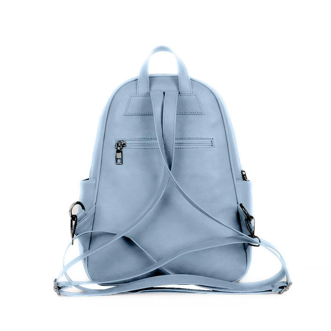 Blue Mixed Backpack Roses