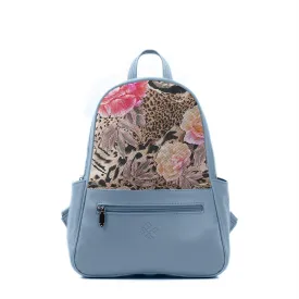 Blue Vivid Backpack Skin & Roses