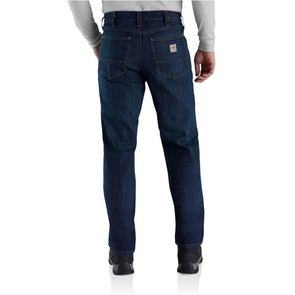 Carhartt Mens FR Rugged Flex Straight Fit 5 Pocket Work Jeans - 105069-MDO