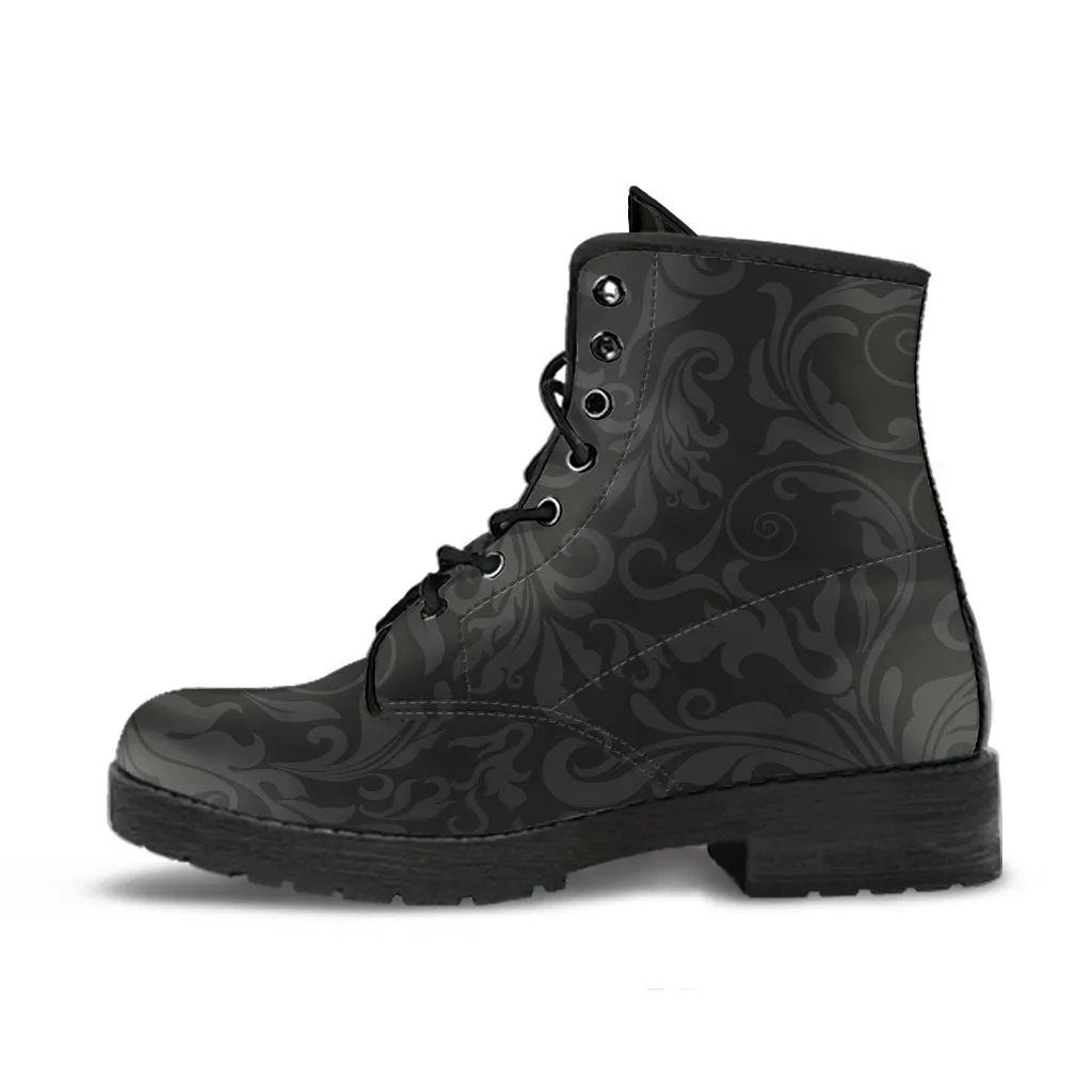 Combat Boots - Classic Pattern #114 | Unisex Boots, Custom Shoes, Hippie Boots, Lace Up Boots, 90s Boots, Women's Boots, Boots Men