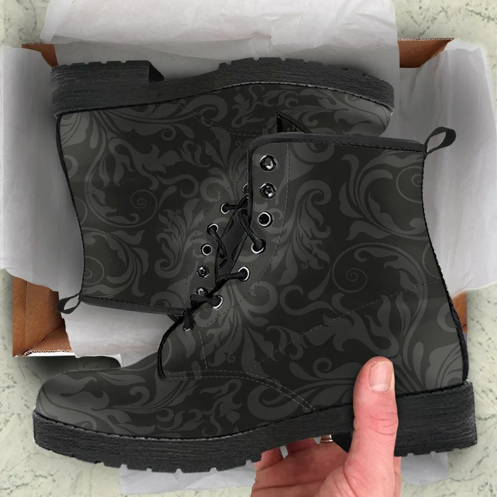Combat Boots - Classic Pattern #114 | Unisex Boots, Custom Shoes, Hippie Boots, Lace Up Boots, 90s Boots, Women's Boots, Boots Men