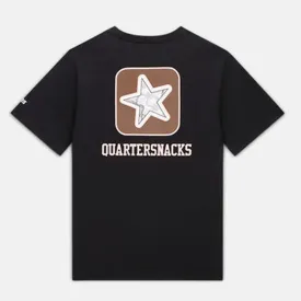 Converse Cons - Quartersnacks T-Shirt - Black