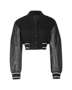 Cropped Bomber Jacket
