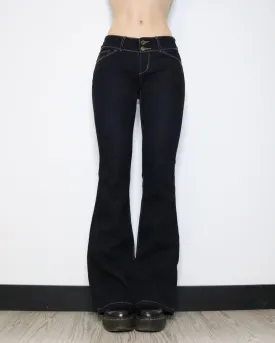 Dark Wash Flare Jeans (Small)