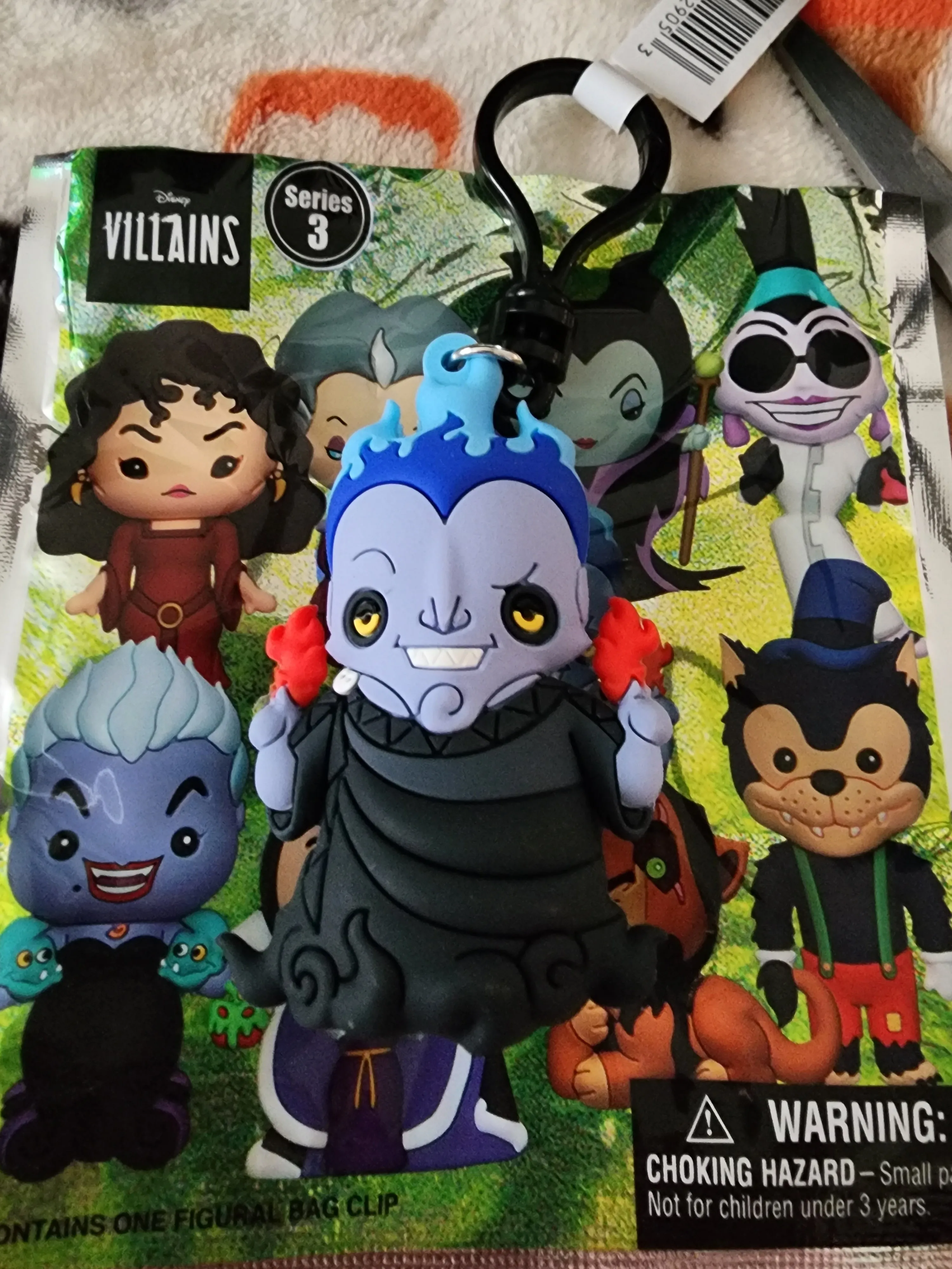 Disney Hades bag clip