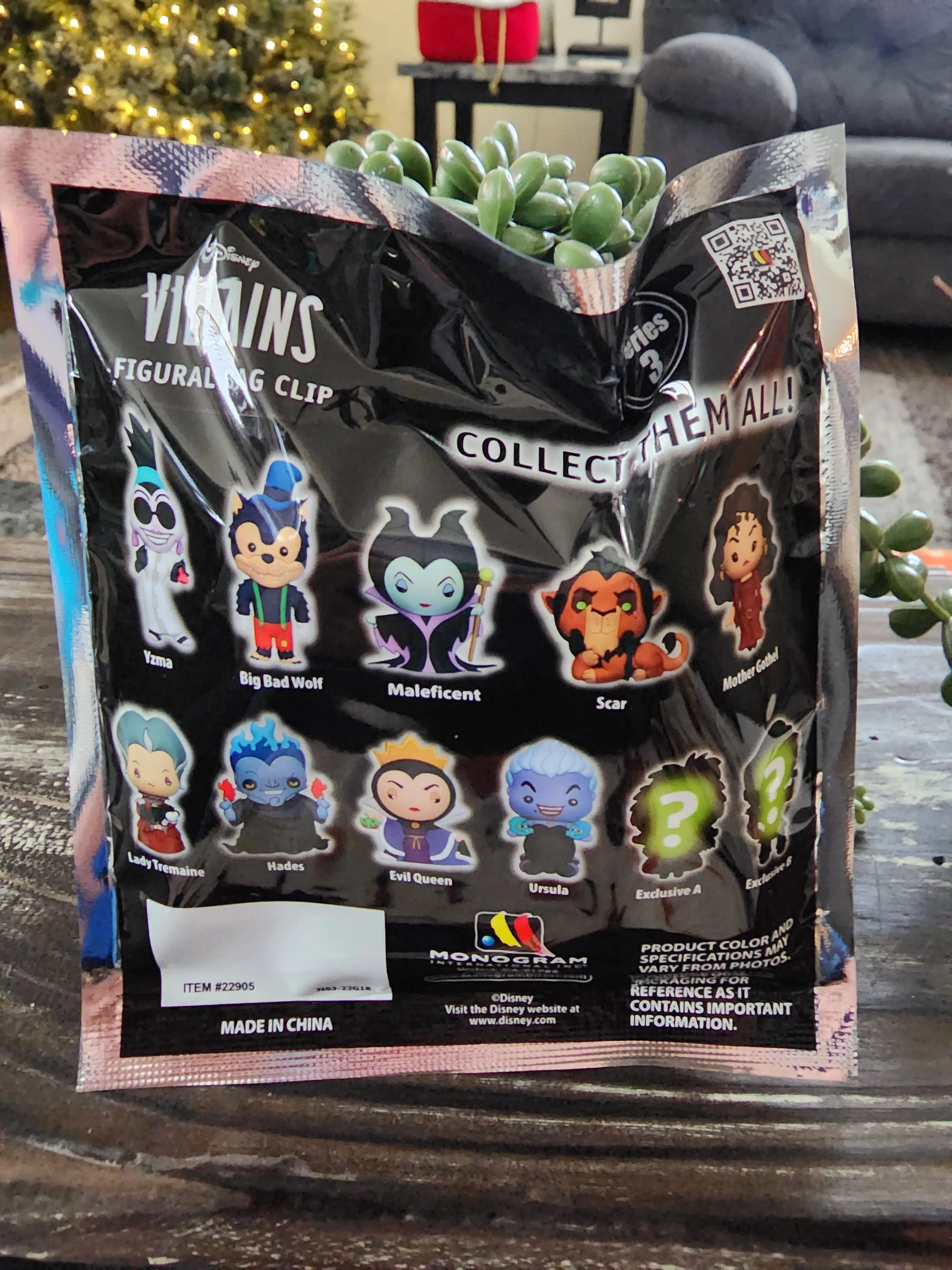 Disney Hades bag clip