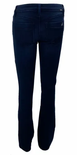 DL1961 Women's Cindy Slim Fit Bootcut Jeans Dark Blue Size 24