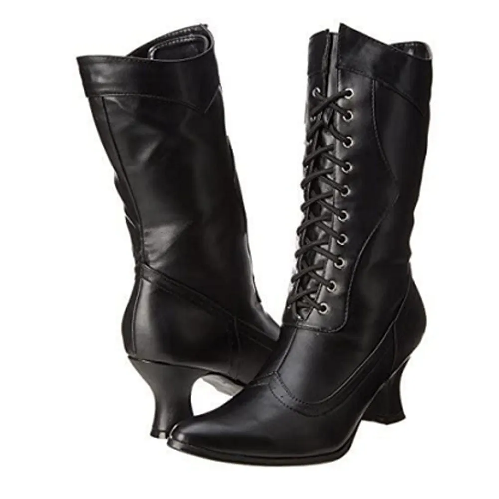 Funki Buys | Boots | Women's Victorian Style Lace Up Boots