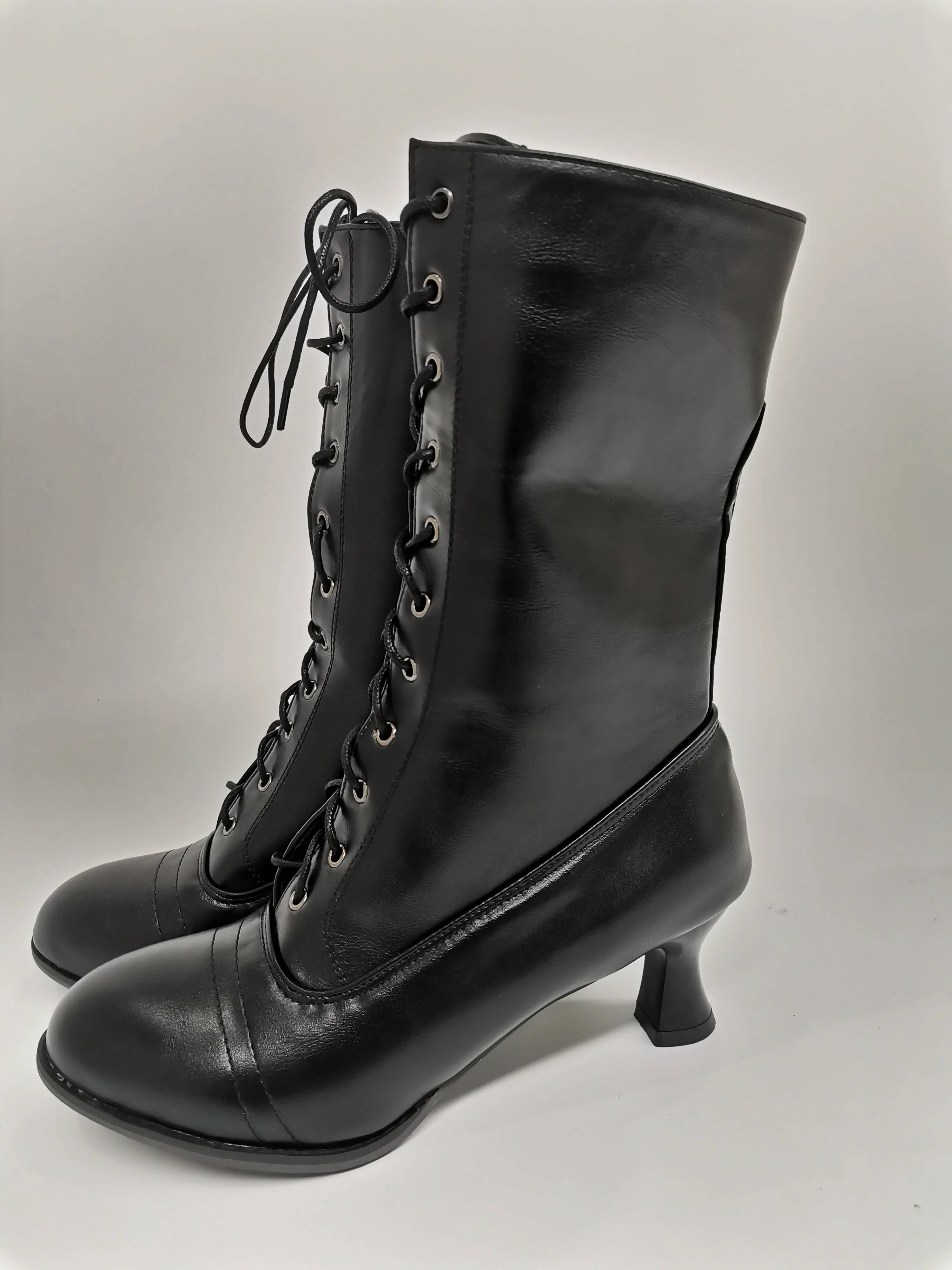 Funki Buys | Boots | Women's Victorian Style Lace Up Boots