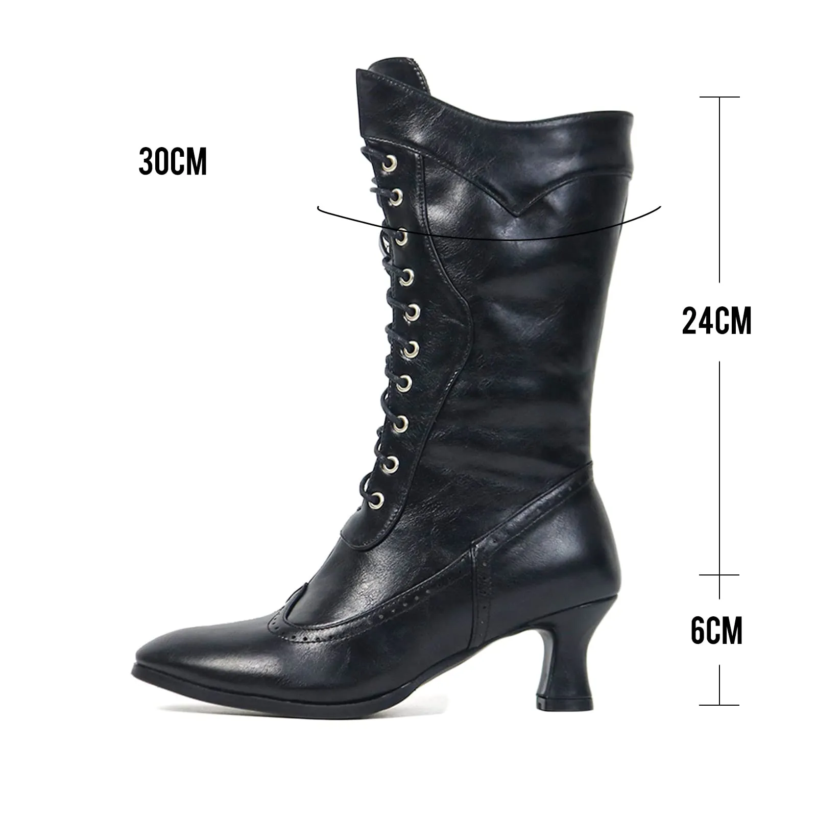 Funki Buys | Boots | Women's Victorian Style Lace Up Boots
