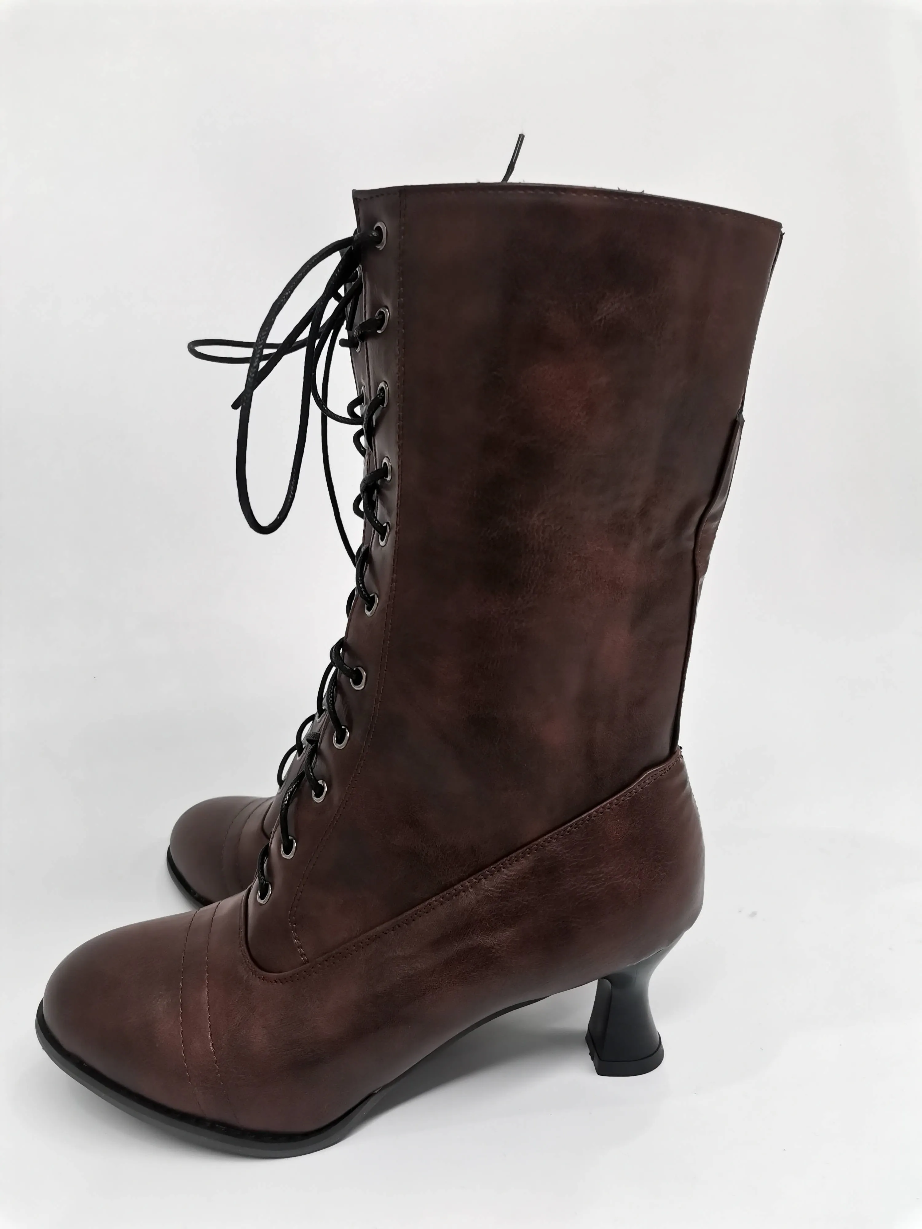 Funki Buys | Boots | Women's Victorian Style Lace Up Boots