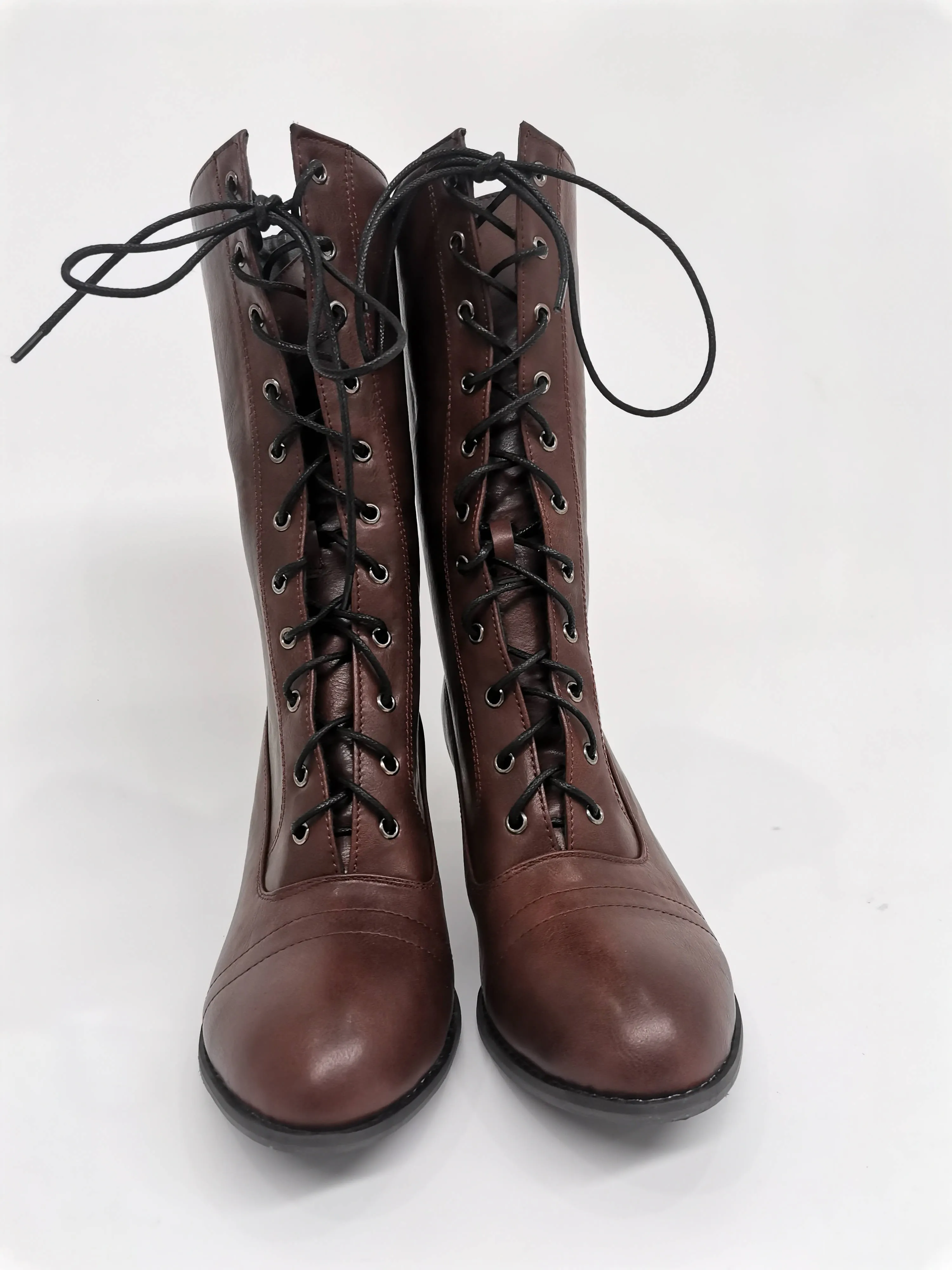 Funki Buys | Boots | Women's Victorian Style Lace Up Boots