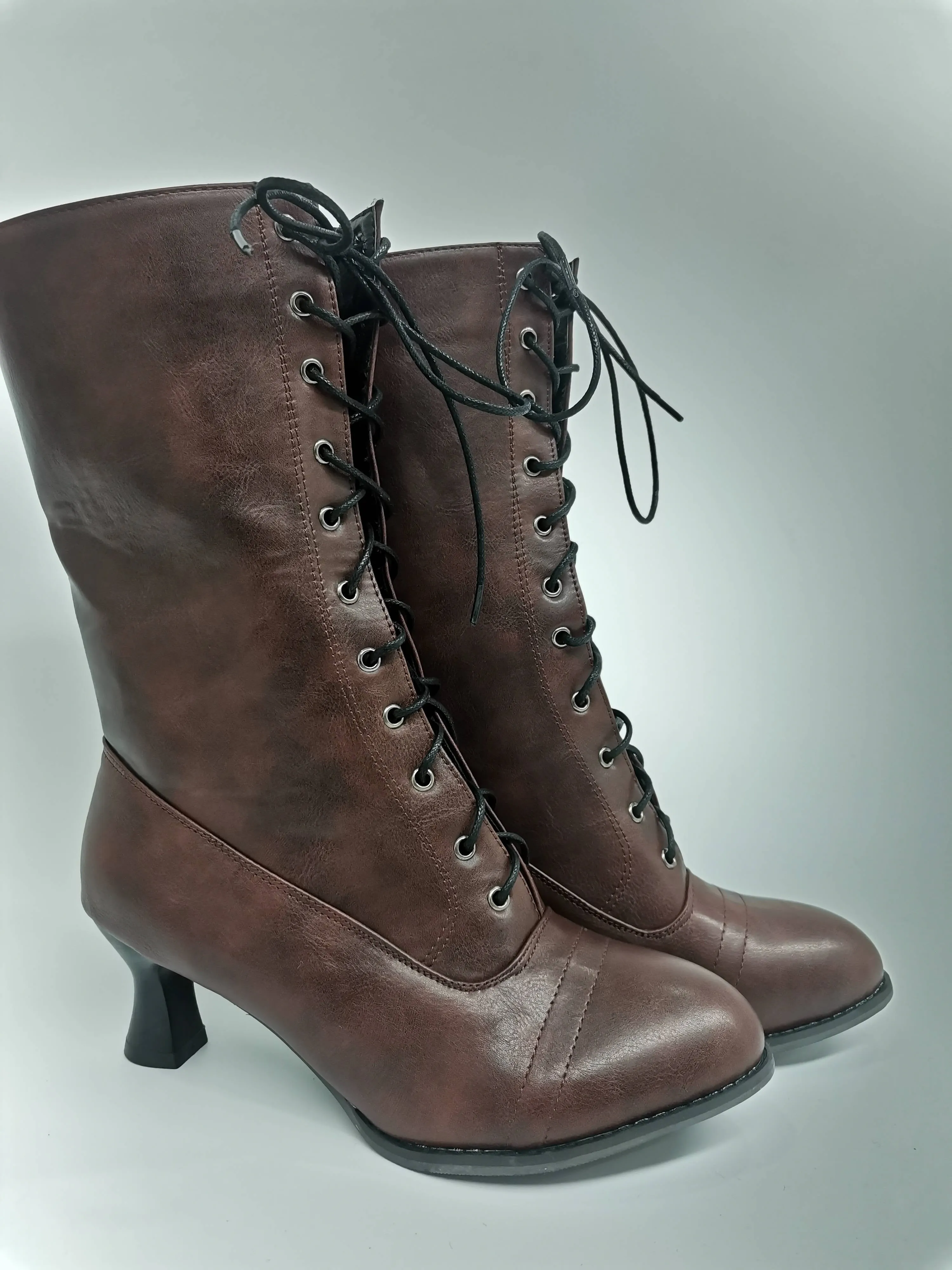 Funki Buys | Boots | Women's Victorian Style Lace Up Boots