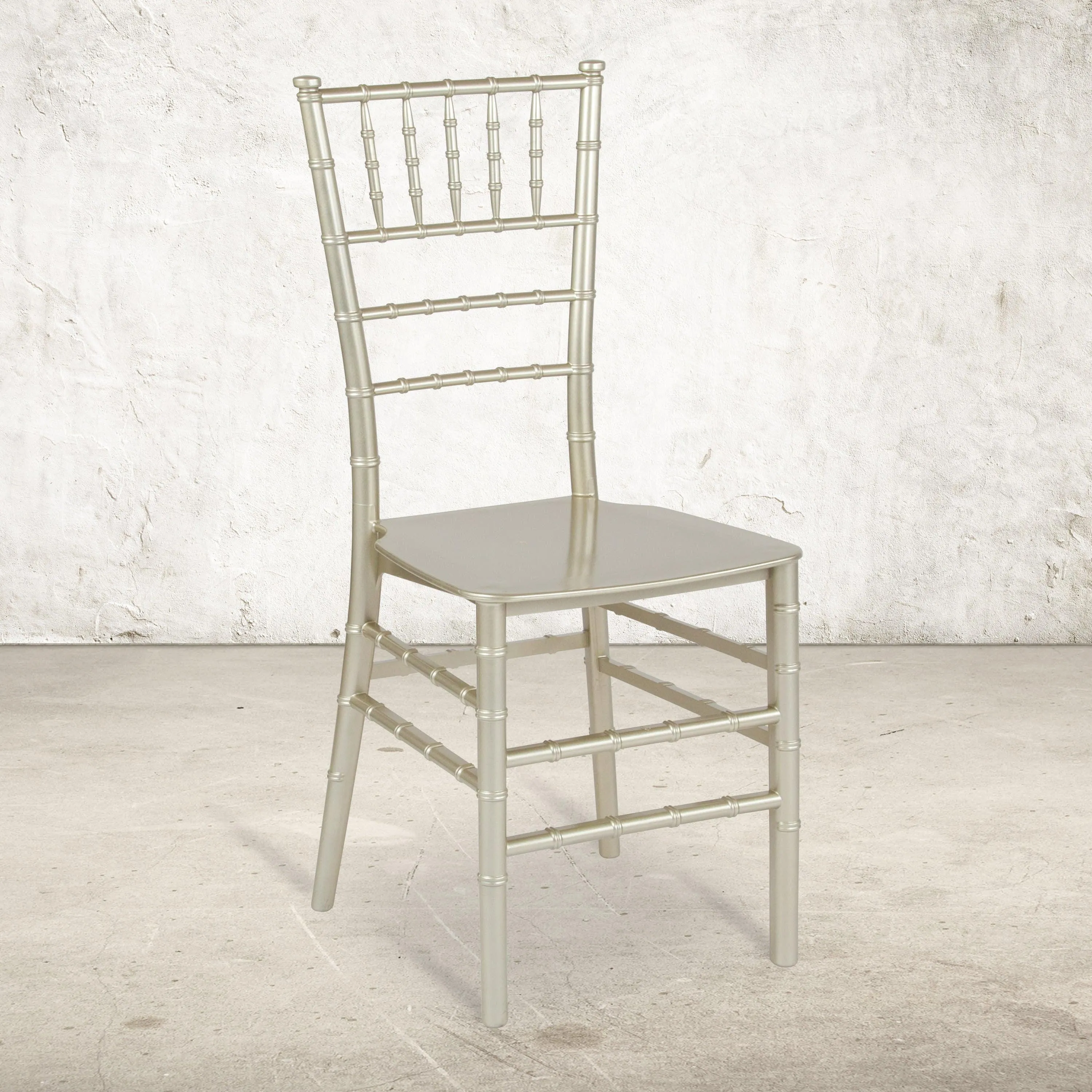 HERCULES Series Resin Stackable Chiavari Chair with Free Cushion