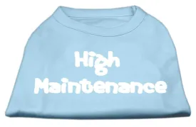 High Maintenance Screen Print Shirts  Baby Blue XL (16)