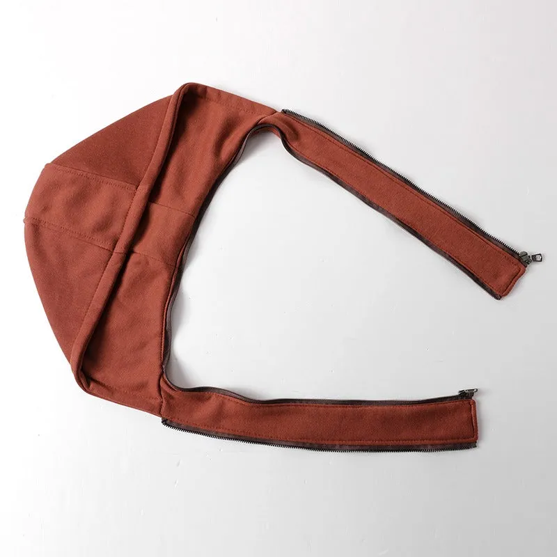 Hooded Leather Jackets / Men Casual Coat / Motorcycle Jackets