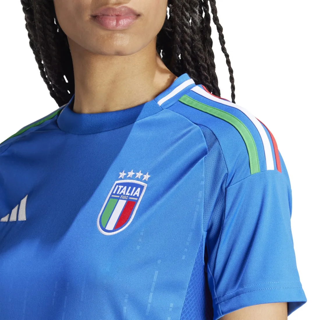 Italy 2024 Adidas Home Women's Jersey Blue