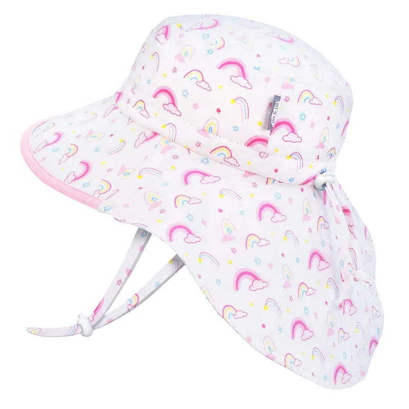 Jan & Jul Gro-With-Me Cotton Adventure Hat - Rainbow