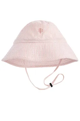 Kid's Taylor Chin Strap Hat  |  Light Pink Picnic Stripe