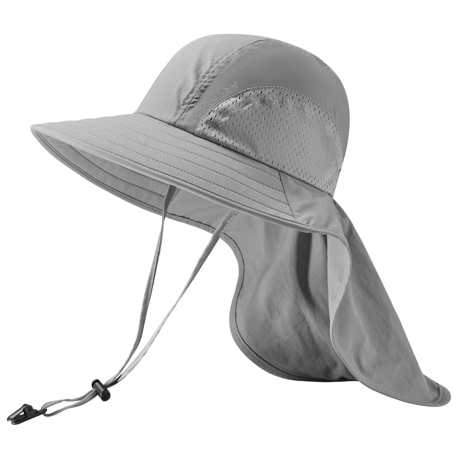 Kids' UPF 50  Wide Brim Sun Hat with Neck Flap