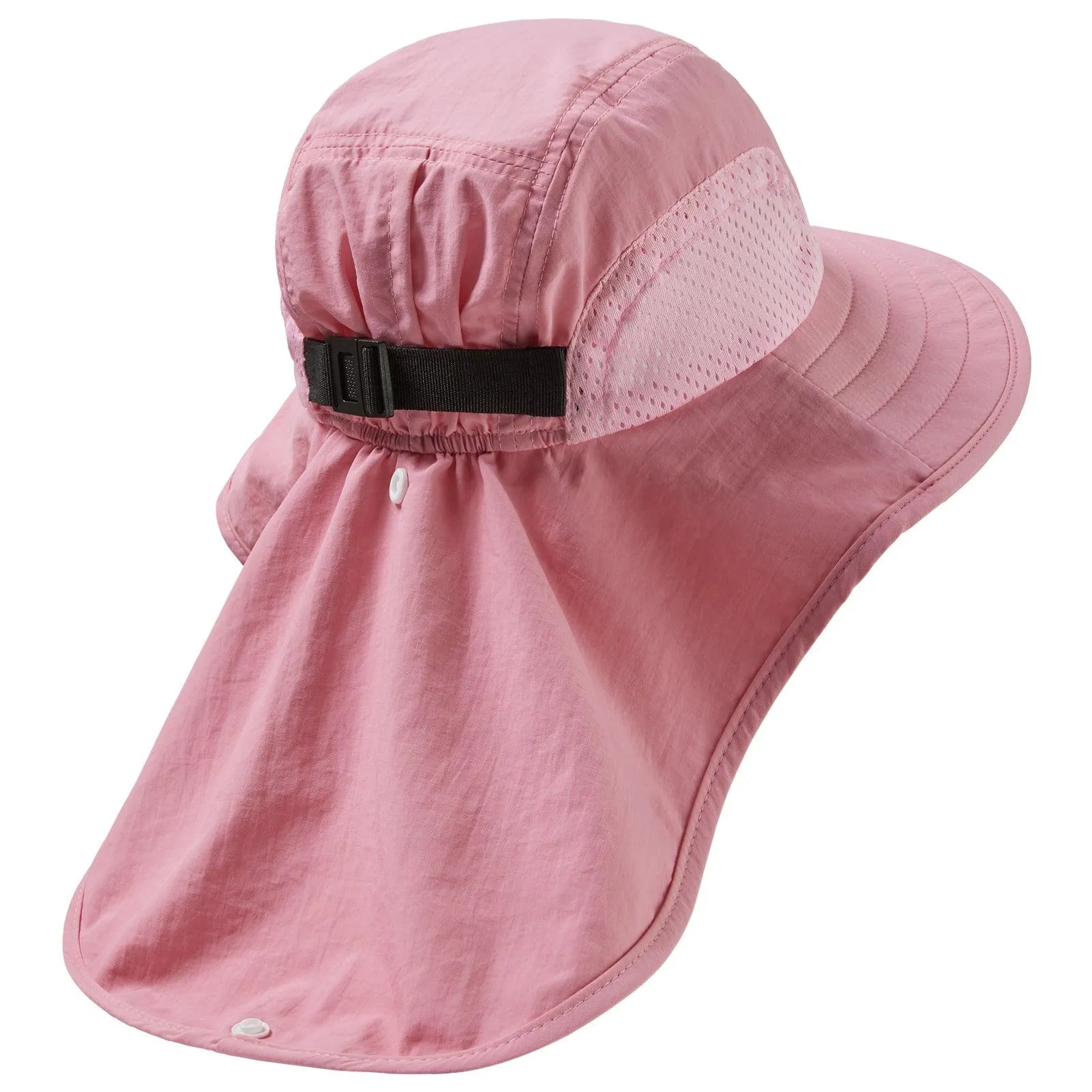 Kids' UPF 50  Wide Brim Sun Hat with Neck Flap