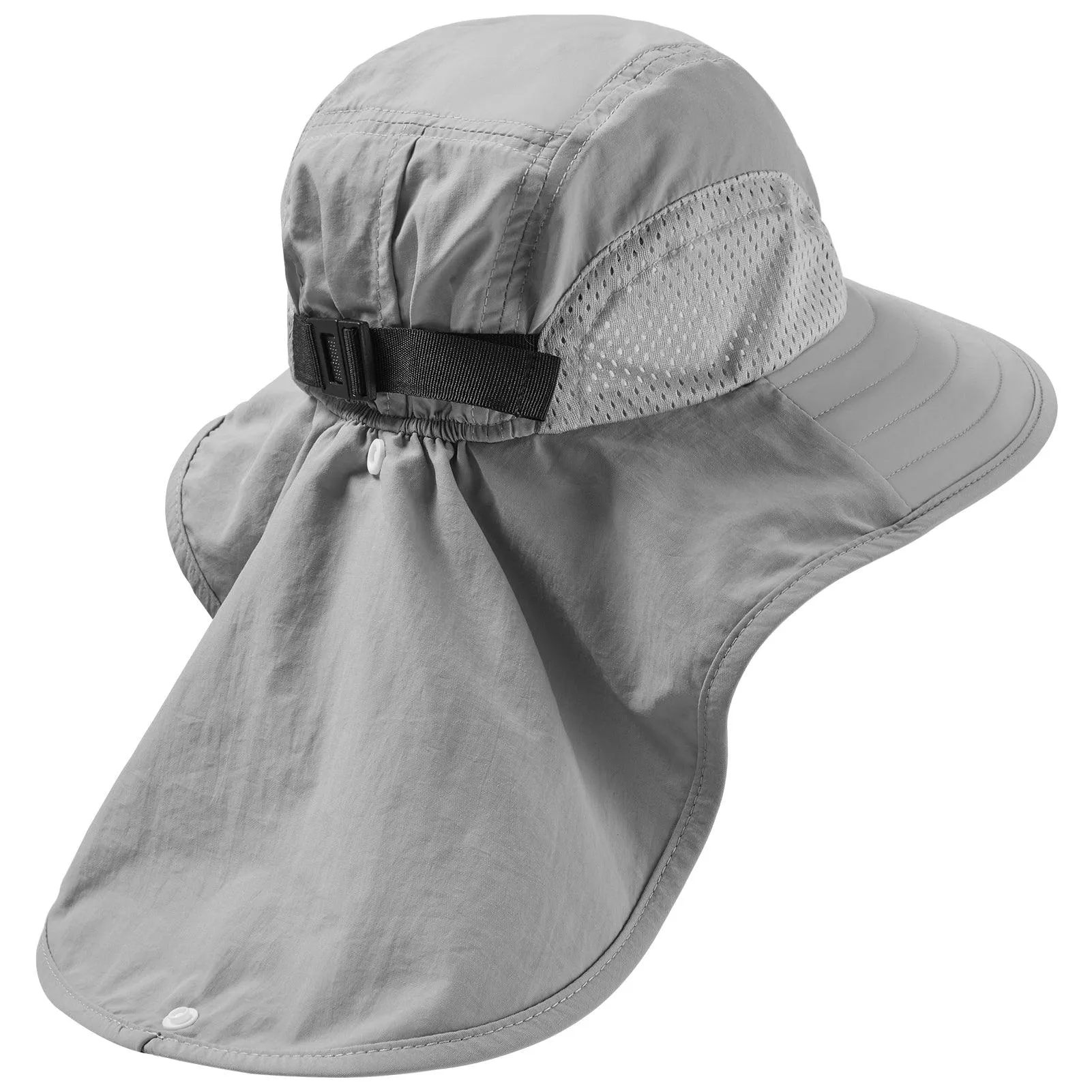 Kids' UPF 50  Wide Brim Sun Hat with Neck Flap