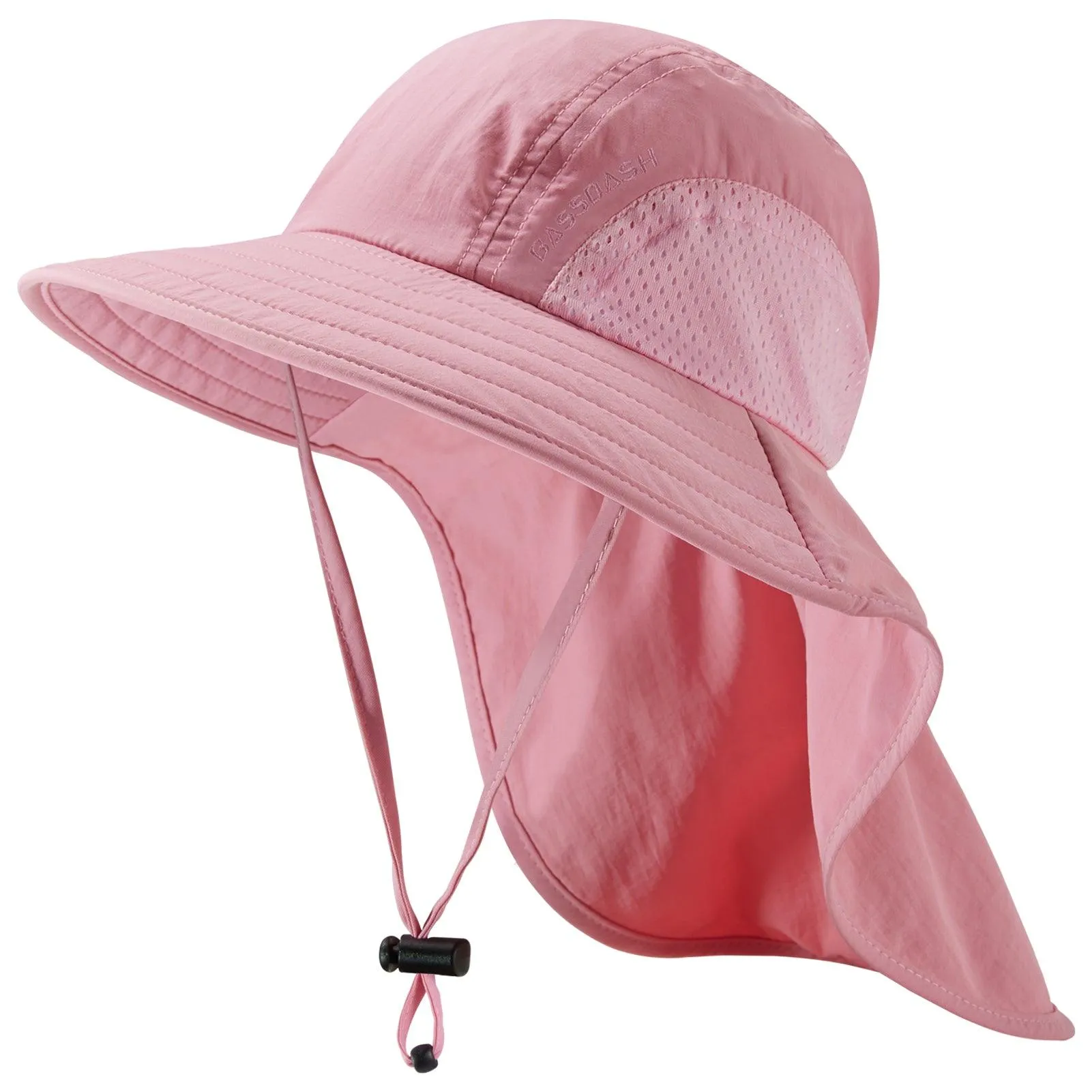 Kids' UPF 50  Wide Brim Sun Hat with Neck Flap