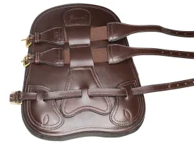 Leather Open Front Tendon Boots