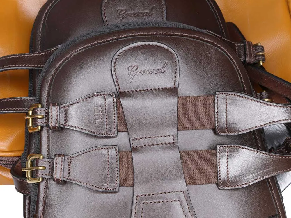 Leather Open Front Tendon Boots