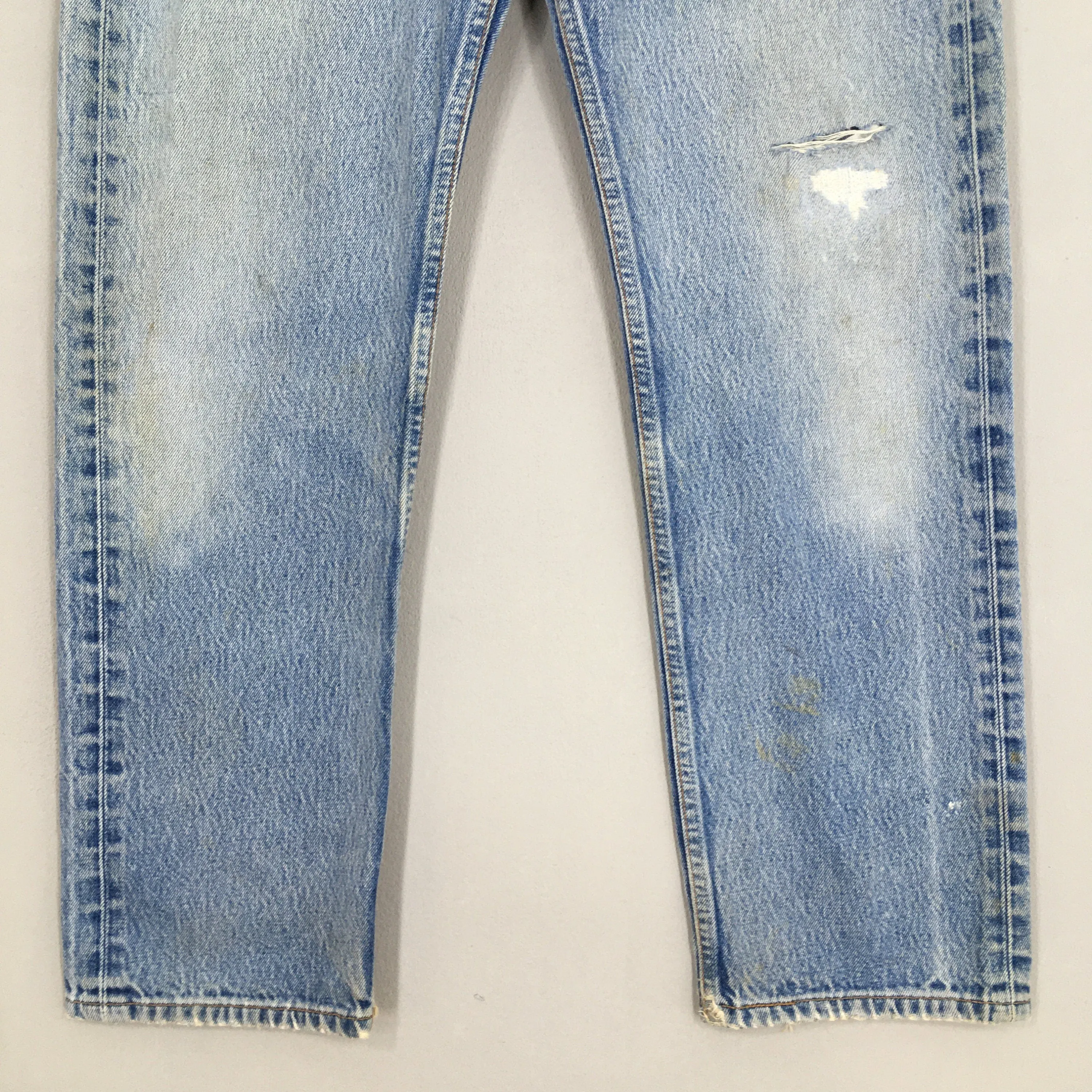 Levi's 501XX Distressed Faded Stonewash Jeans Size 31x29.5