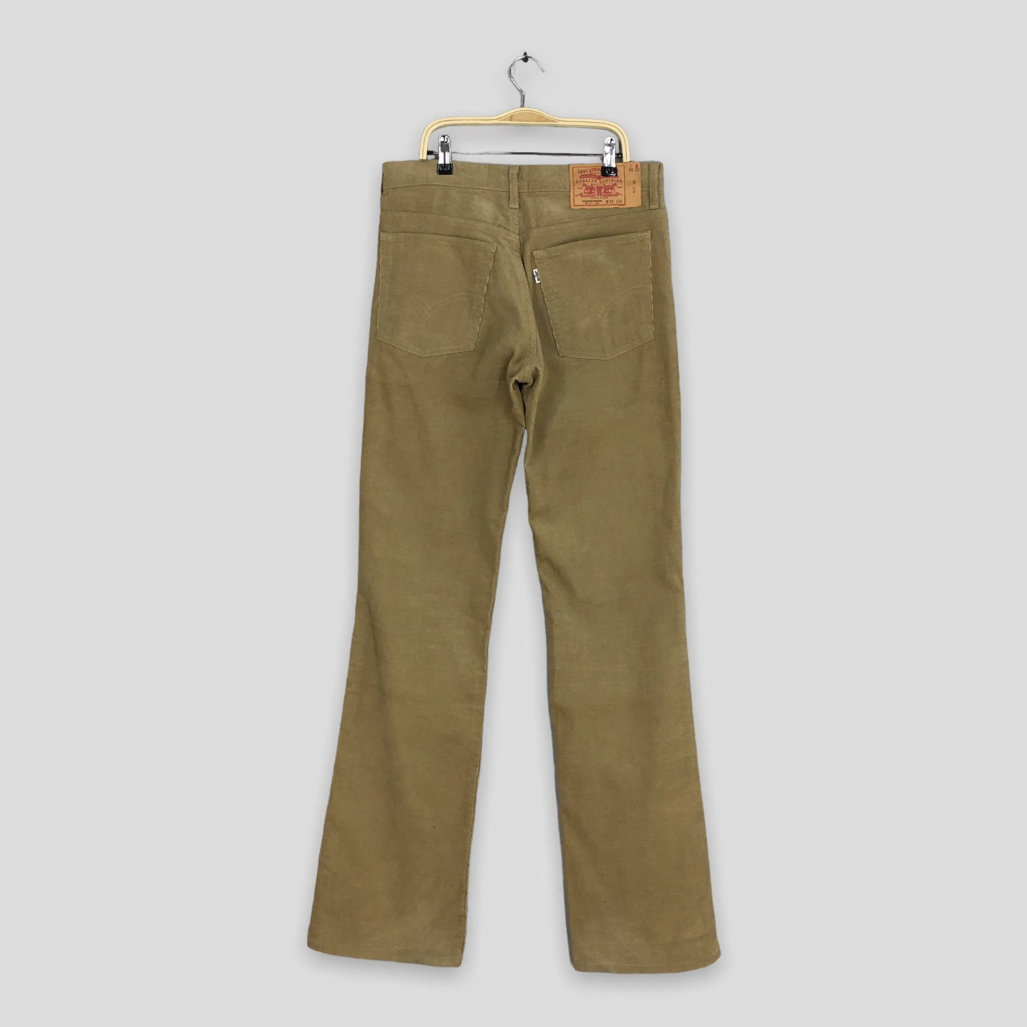 Levi's 517 Brown Corduroy Bootcut Pants Size 30x34.5
