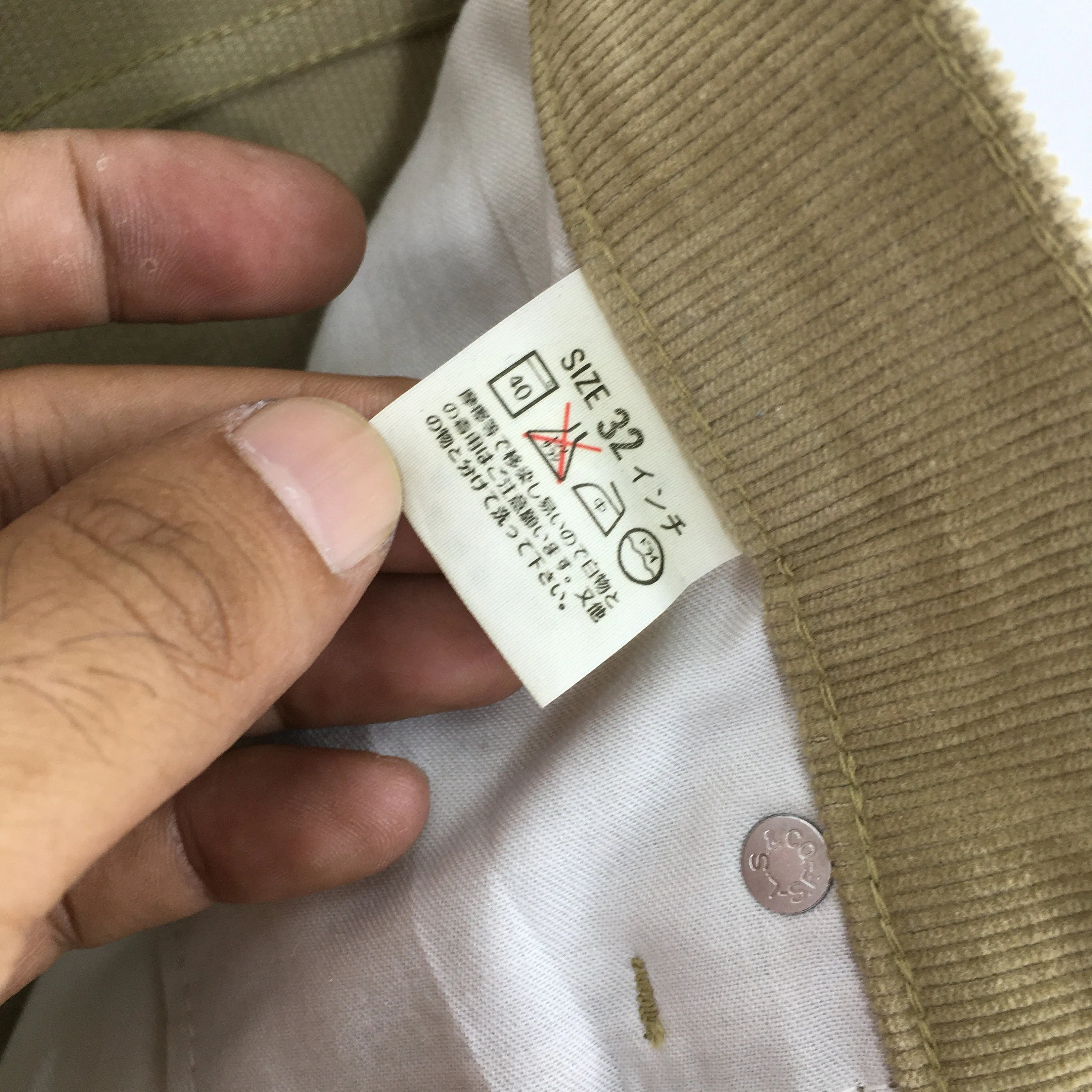 Levi's 517 Brown Corduroy Bootcut Pants Size 30x34.5