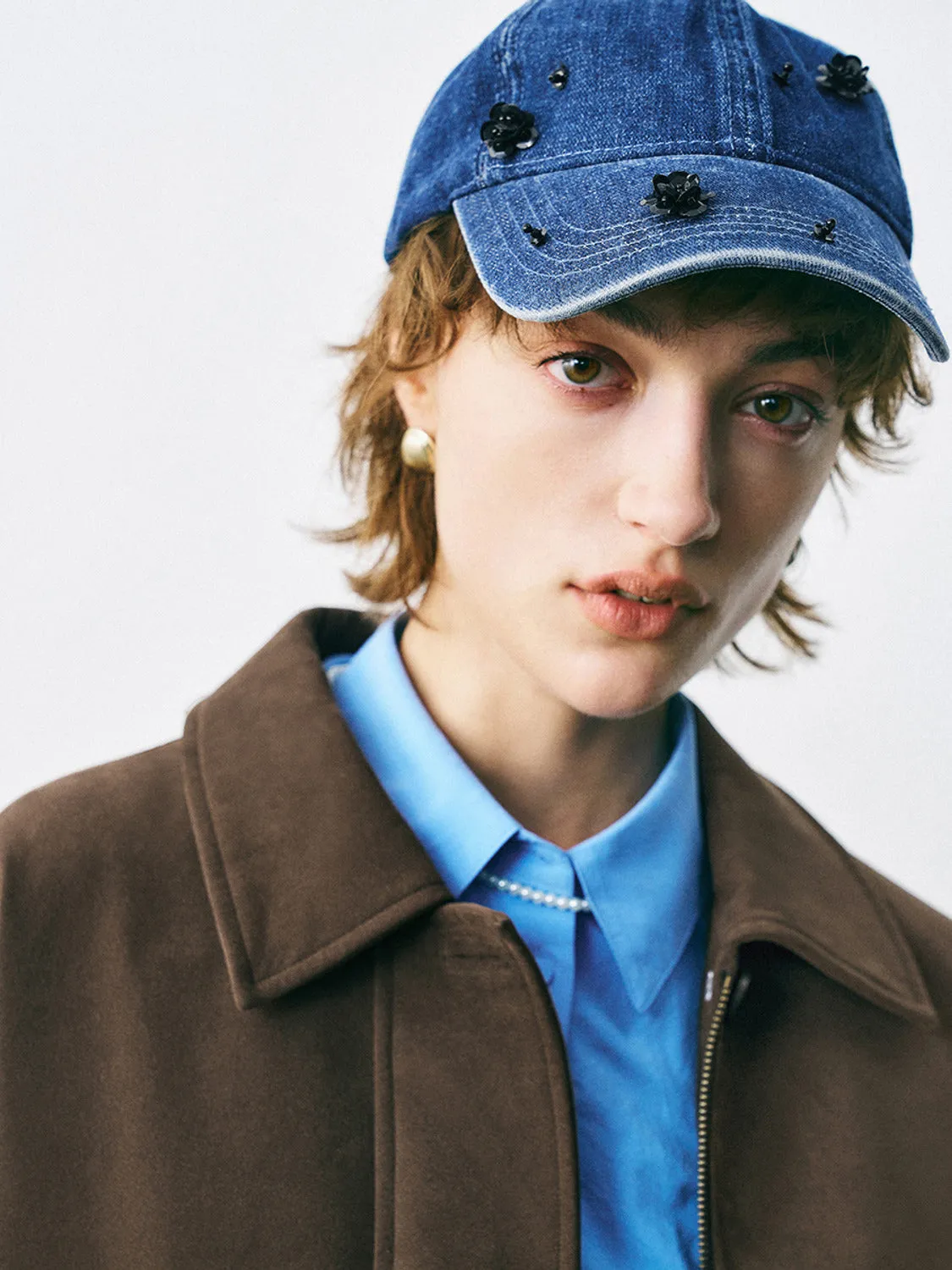 Loose Shirt Collar Jackets